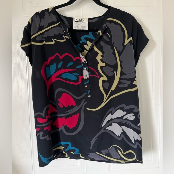 Vintage Chloé Silk Blouse - Picture 1 of 7